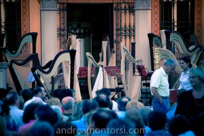 Harp orchestra &quot;Leonardo Primavera&quot;, conducted by Emanuela Degli Esposti.